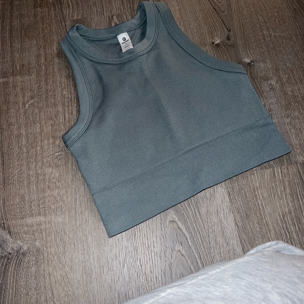 90 Degree Ribbed Tank Tops - Picture 2 of 4